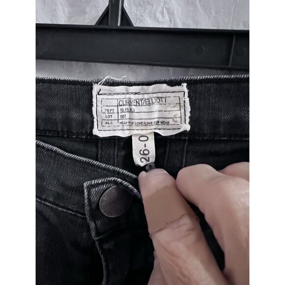 Current Elliott The Fling High Waist Boyfriend Jeans In Torpedo Size 26 - Picture 6 of 12
